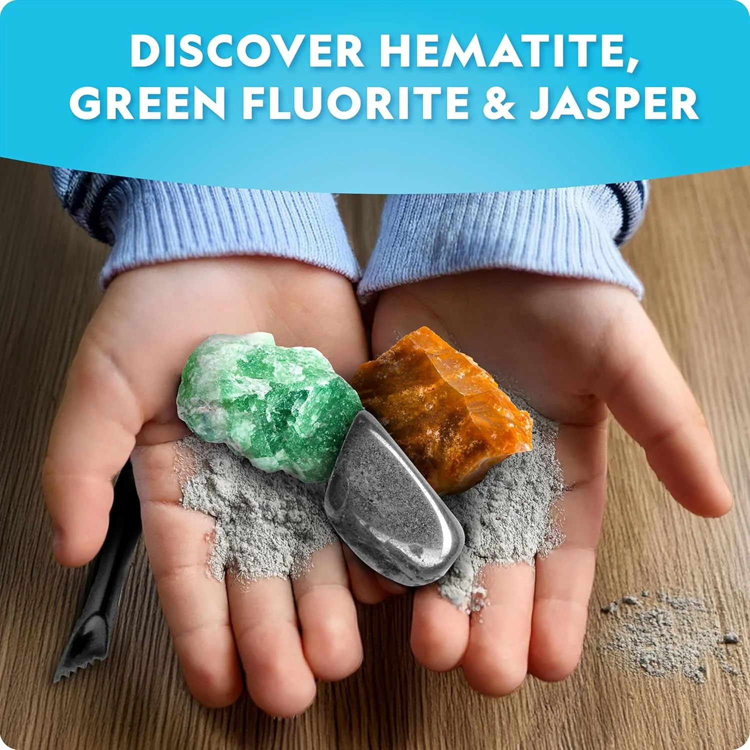 کیت کاوش سنگ های فضایی نشنال جئوگرافیک با طرح سنگ مرمر آبی!