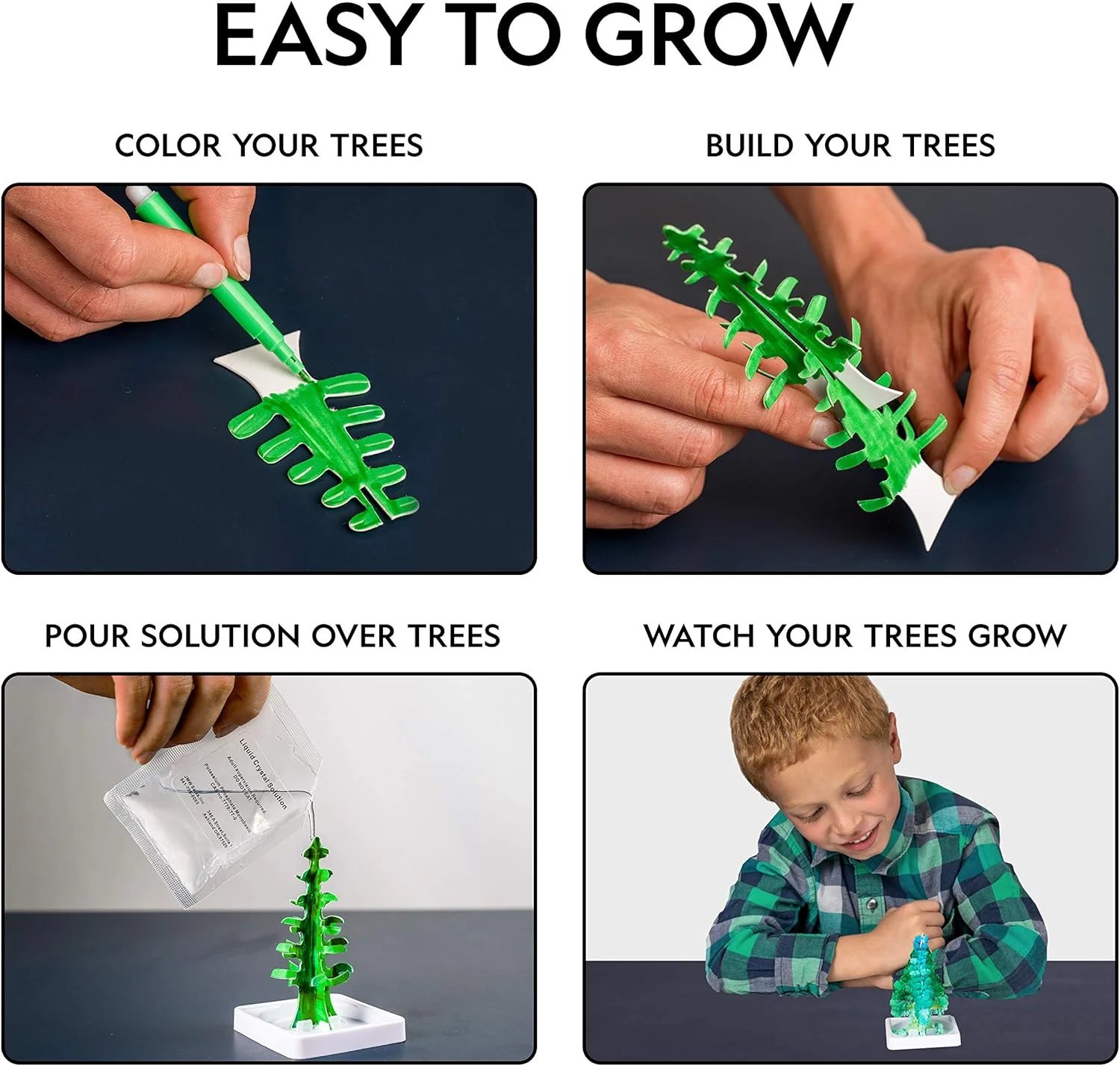 باغ پرورش کریستال نشنال جئوگرافیک با سنگ مرمر آبی