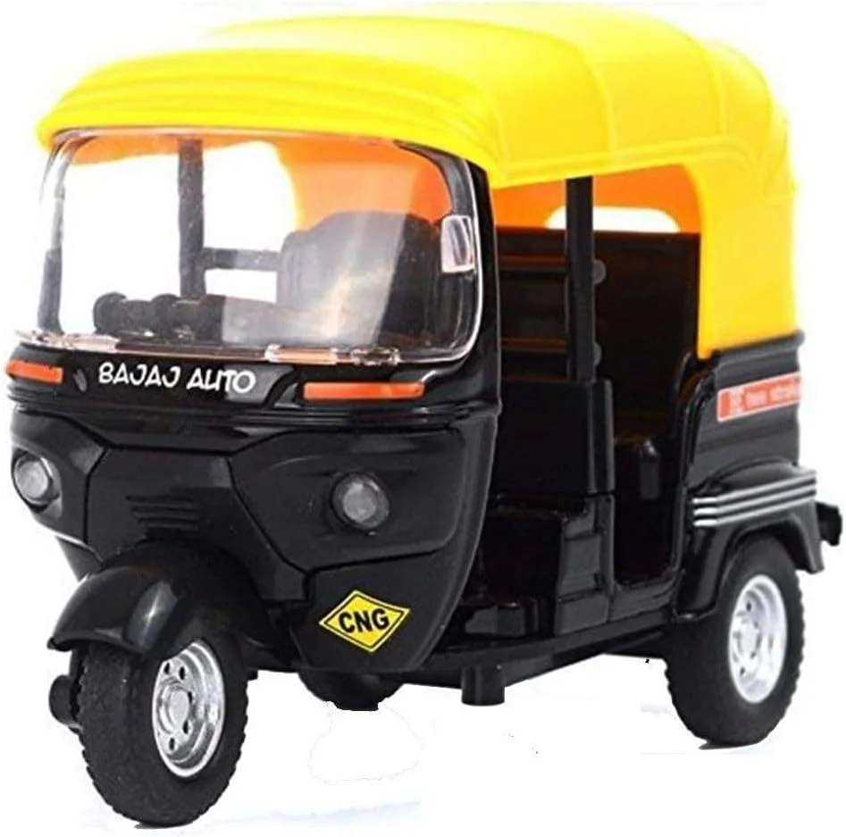 مدل اسباب بازی ریکشا فلزی دایکست TOY GARDEN برای کودکان - بسته 12 عددی، حرکت عقب کشیدنی، دسته متحرک، طراحی واقعی، ساخت بادوام، وسیله نقلیه آموزشی، مجموعه کلکسیونی