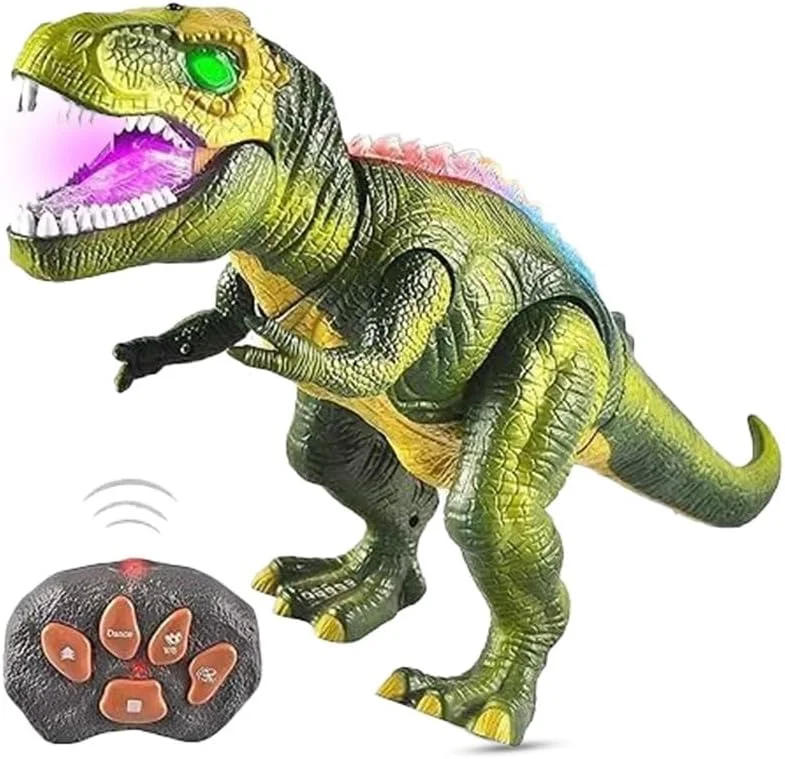 باغ اسباب بازی - اسباب بازی دایناسور کنترلی با نور و صدا - هدیه برای پسران 3 تا 12 سال. سرگرم کننده، آموزشی و تعاملی - اسباب بازی های دایناسور هیجان انگیز برای پسران