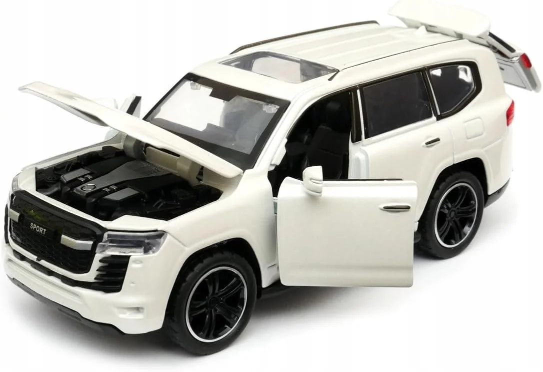 ماشین مدل فلزی دایکست اس یو وی TOY GARDEN - حرکت عقب کشیدنی با چراغ ها و صداها، بدنه آلیاژی با جزئیات پلاستیکی، طراحی واقعی، هدیه بازی آموزشی برای کودکان و کلکسیونرها 3 سال به بالا