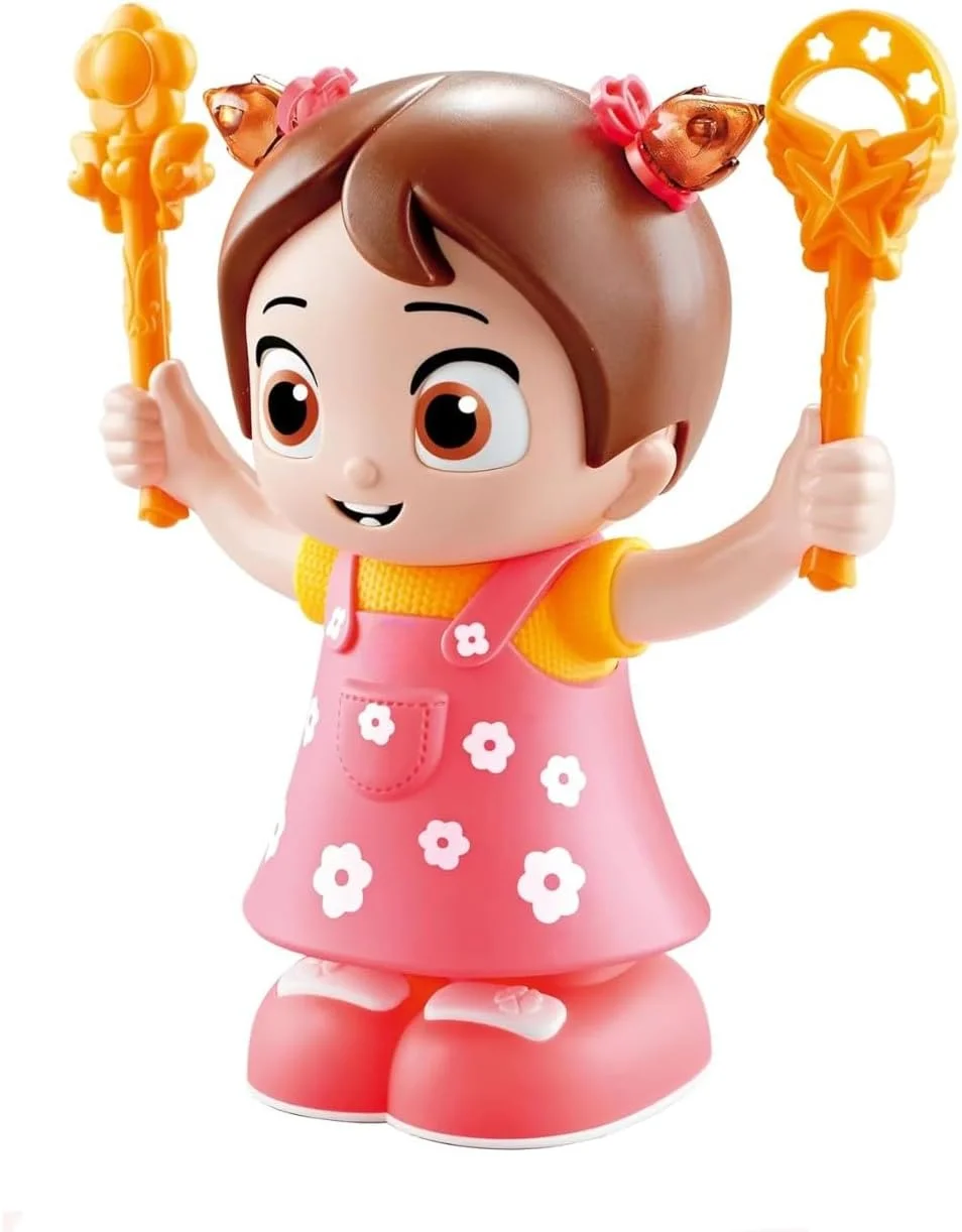 عروسک سخنگو و متحرک تعاملی باغ اسباب بازی برای دختران | عروسک آموزشی باتری خور با لوازم جانبی | سرگرمی و حرکت برای کودکان | اسباب بازی نقش آفرینی سرپوشیده برای سنین 3 سال به بالا