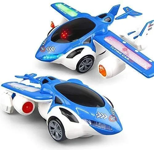 ماشین اسباب بازی پرنده سه بعدی باغ اسباب بازی برای کودکان، ماشین اسباب بازی پرنده با چرخش 360 درجه، باز شدن بال، چراغ های LED و صداها، ماجراجویی، آموزشی و هدیه سرگرم کننده برای پسران و دختران