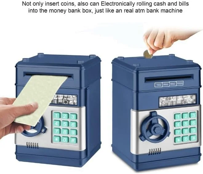 کیان داریا صندوق پس انداز الکترونیکی برای کودکان با قفل رمز عبور و قابلیت ورود خودکار اسکناس