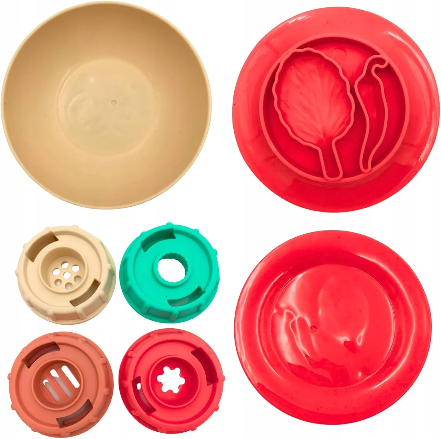 دستگاه خمیر بازی جادویی رشته ساز TOY GARDEN - اسباب بازی آشپزخانه با قالب و برش - مجموعه غذای سرگرم کننده DIY برای کودکان 3 سال به بالا - افزایش خلاقیت و مهارت های حرکتی ظریف