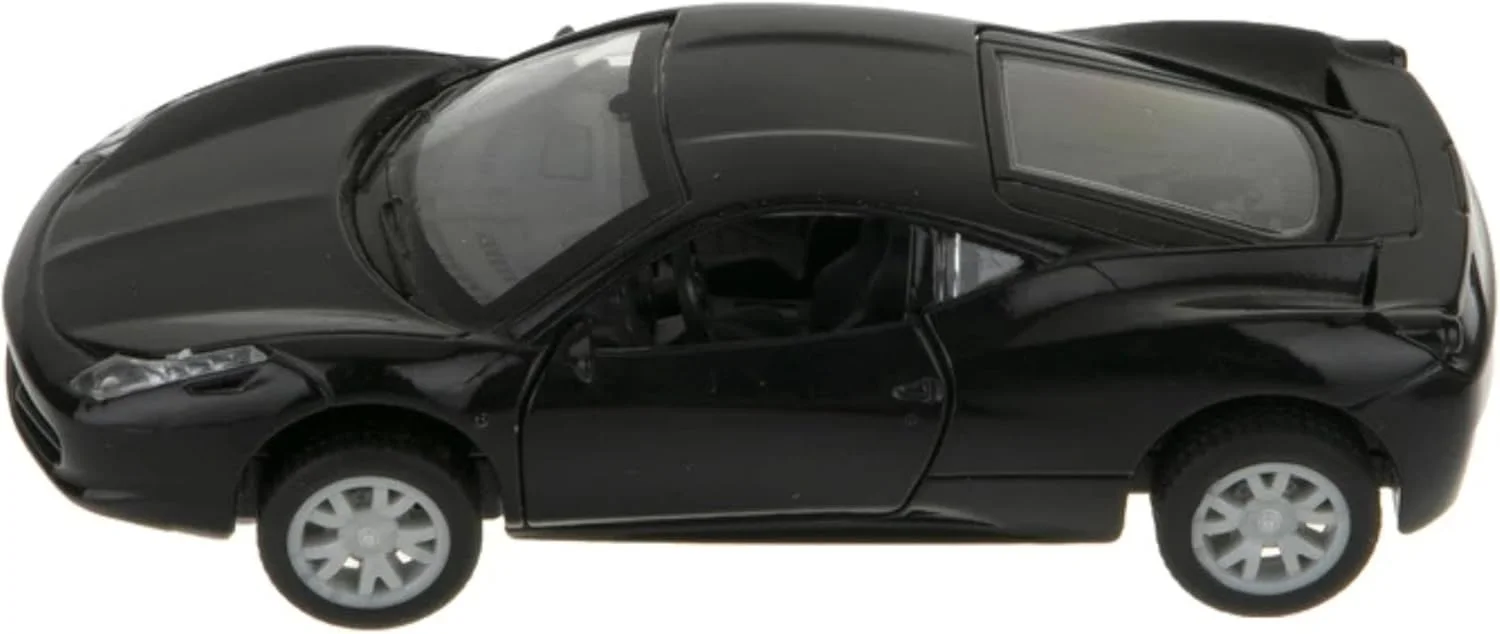 ماشین اسباب بازی عقب کش فلزی مدل باغ اسباب بازی، مقیاس 1:32 - مدل فلزی با درهای بازشو، طراحی واقعی، چرخ های بادوام، مجموعه بازی کودکان، کلکسیونی، هدیه سرگرم کننده برای پسران و دختران