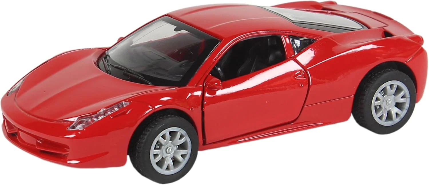 ماشین اسباب بازی عقب کش فلزی TOY GARDEN مقیاس 1:32 - مدل فلزی با درهای بازشو، طراحی واقعی، چرخ های بادوام، مجموعه بازی کودکان، کلکسیونی، هدیه سرگرم کننده برای پسران و دختران