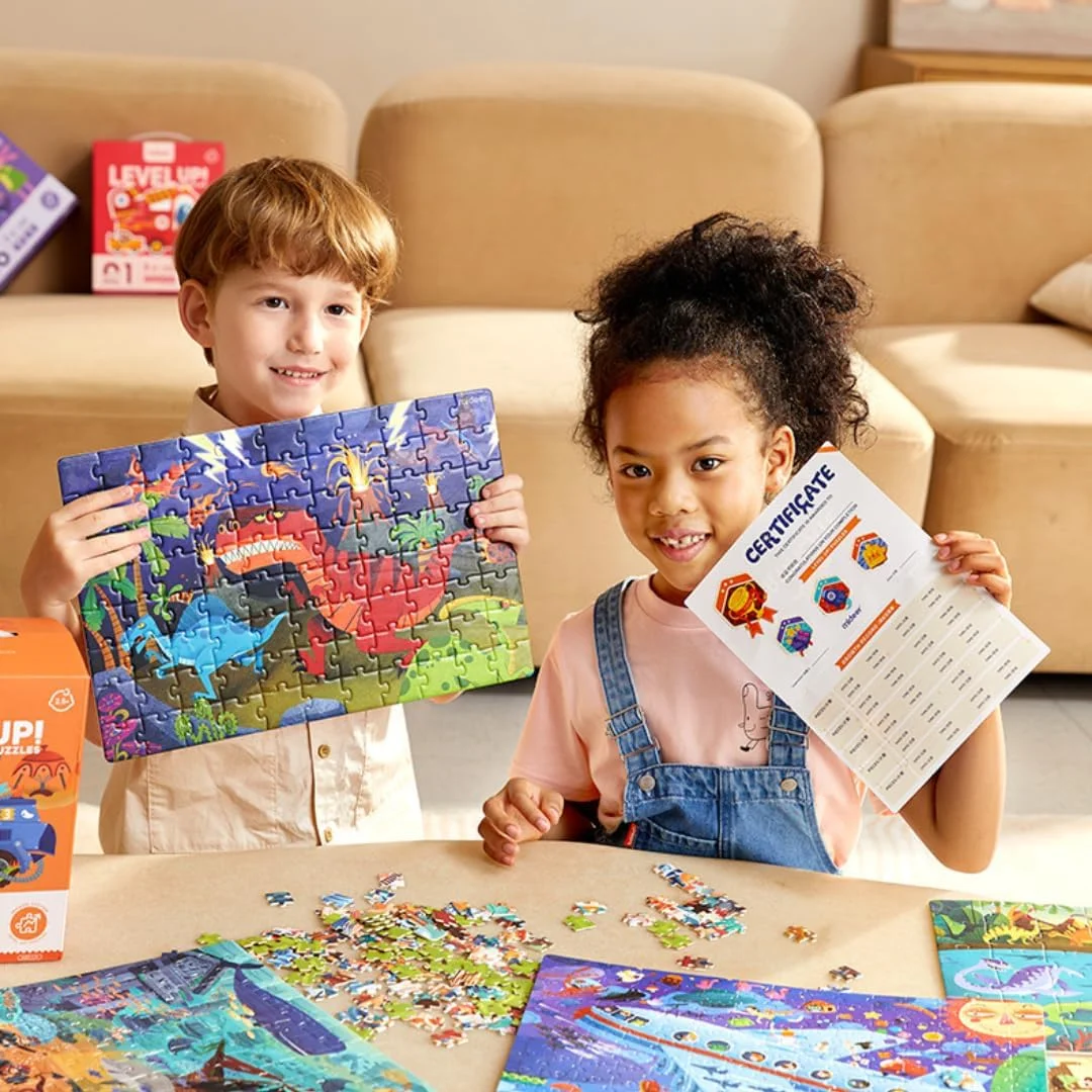 سری پازل های مرحله ای Mideer - سطوح 1 تا 9 برای سنین 2 تا 12 سال | طراحی شده توسط متخصصان، مواد اولیه درجه یک، دشواری پیشرونده، پرداخت سازگار با پوست، جعبه مناسب هدیه (سطح 7 - آهنگ های اقیانوس)