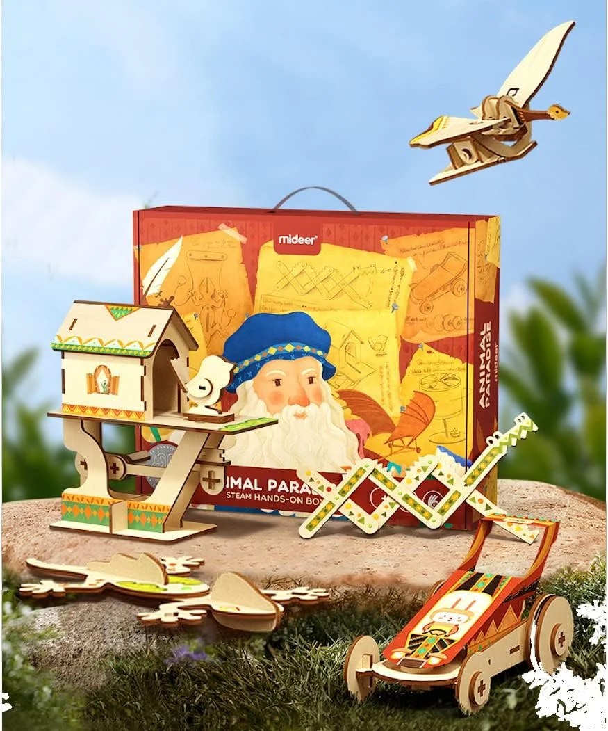 مجموعه آزمایش علمی ماشین های موتوری MIDEER، اسباب بازی های ربات برای پسران و دختران 6 سال به بالا، اسباب بازی های ساختنی علمی آموزشی DIY، پروژه های ساخت STEM برای کودکان.