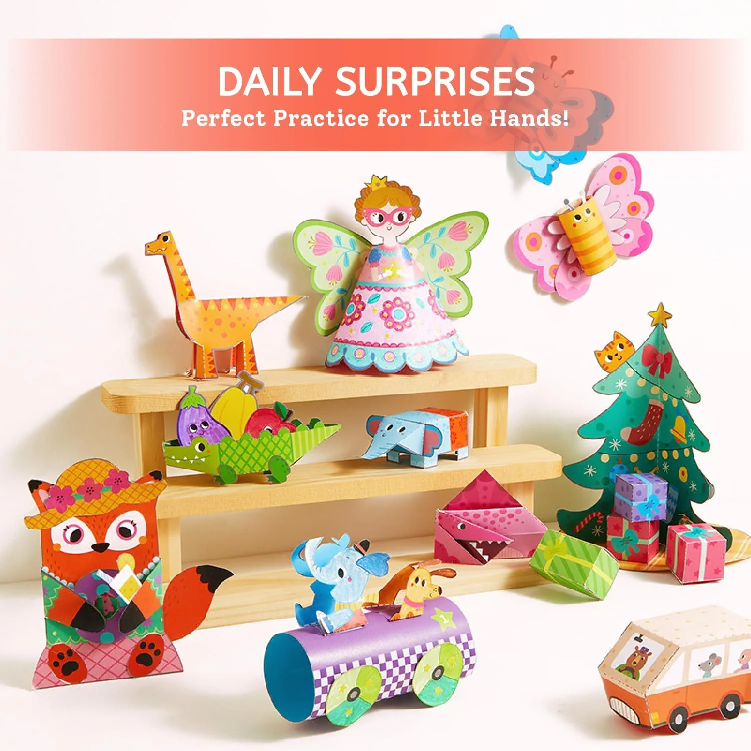 مجموعه خلاقیت می دیر – 50 طرح منحصر به فرد برای کودکان، مجموعه هنری سرگرم کننده و جذاب، الهام بخش خلاقیت و مهارت آموزی، برای هنرمندان جوان برای کشف تخیلات خود (سطح 1)