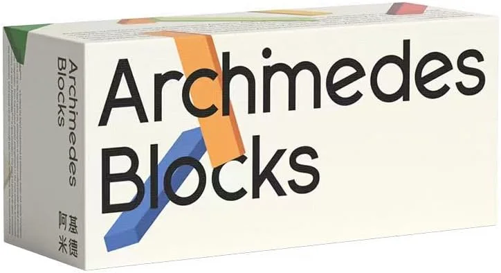 بلوک های ارشمیدس Mideer | چوب کاج طبیعی | بدون چسب، بدون پلیسه و صاف | رنگ مبتنی بر آب | اسباب بازی ساختنی آموزشی خلاقانه