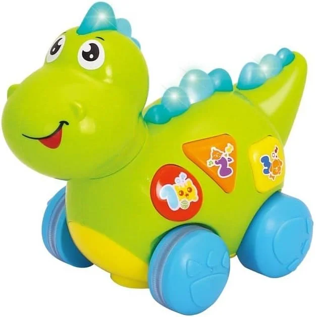 اسباب بازی آموزشی دینو با نور، موسیقی و حرکت