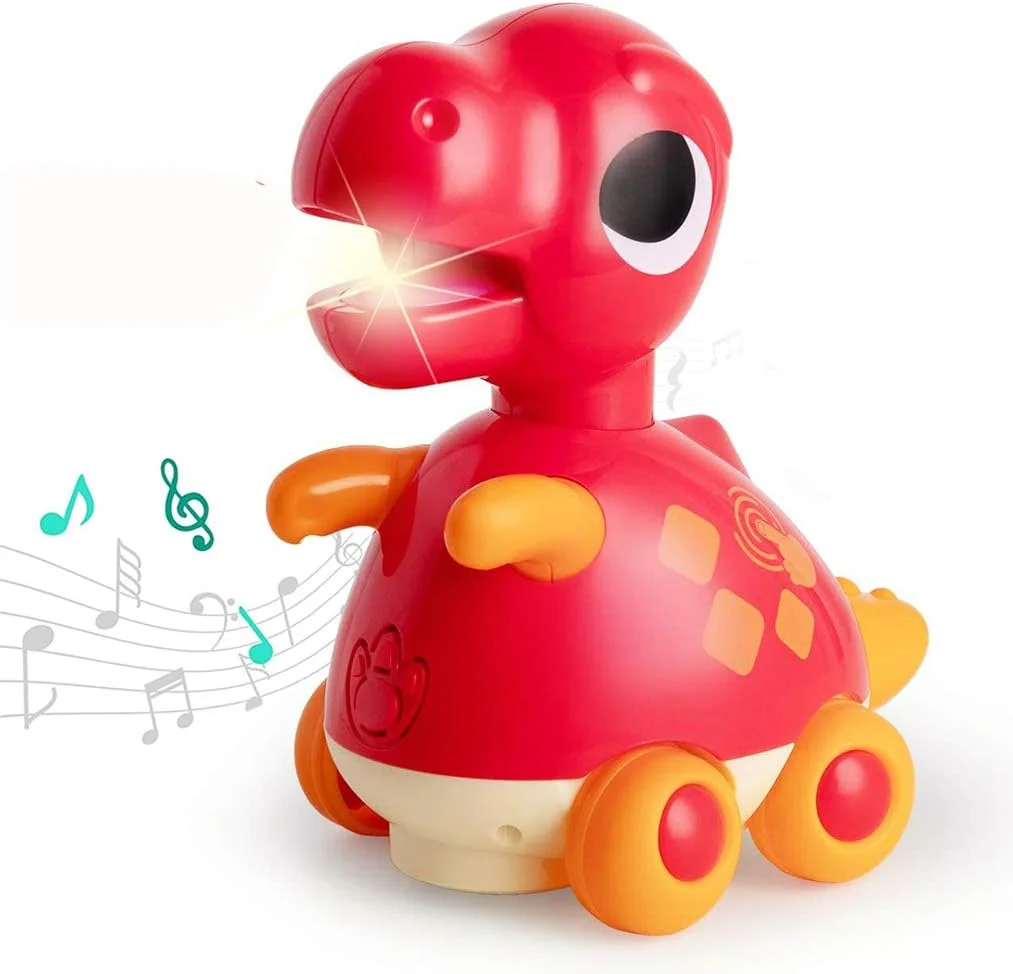 اسباب بازی موزیکال کودک Hola مناسب 12 ماهگی، اسباب بازی خزیدن کودک با قابلیت لمس و حرکت و نور، اسباب بازی نوزاد و کودک نوپا مناسب پسران و دختران 1 ساله