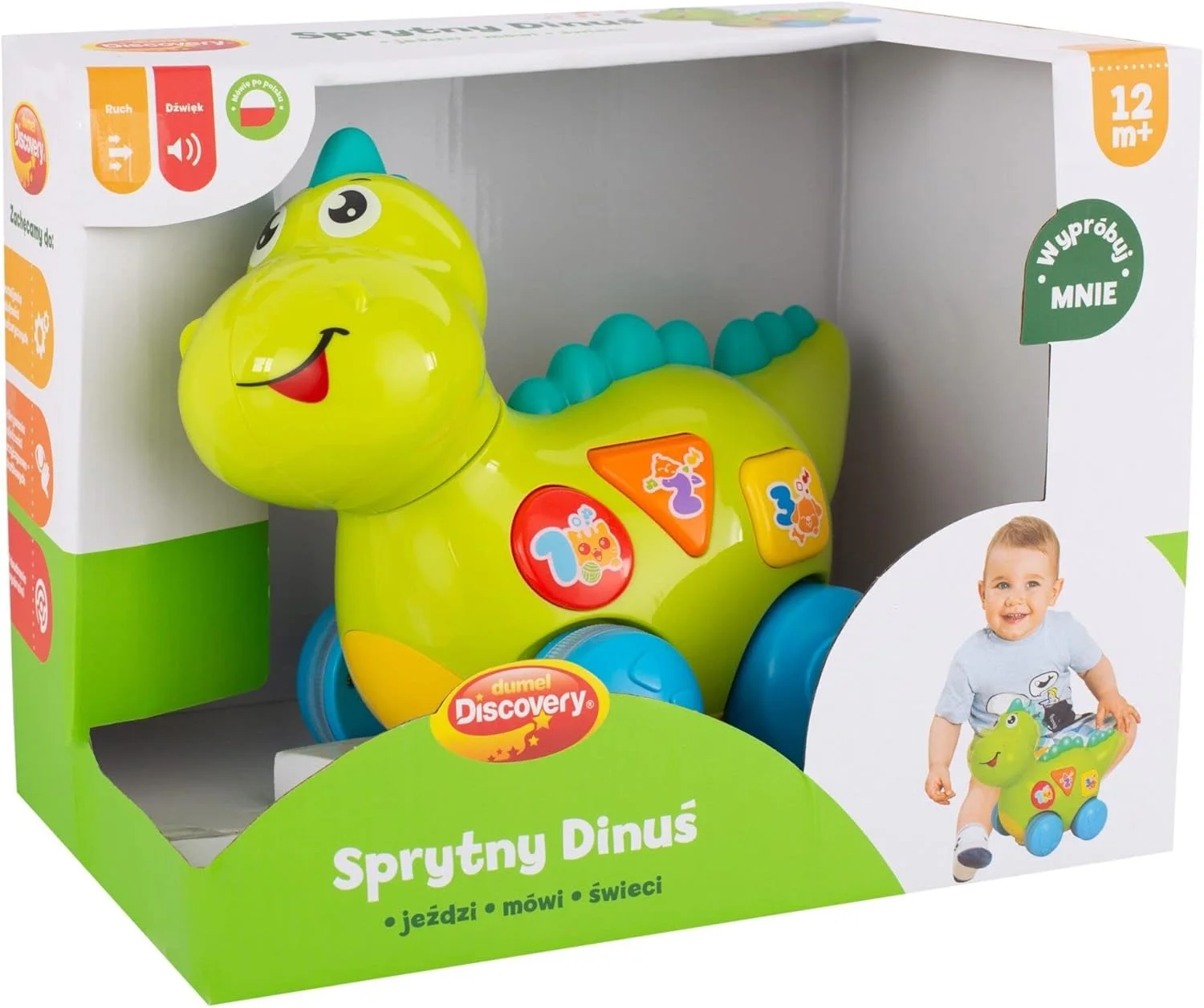 اسباب بازی آموزشی دینو با نور، موسیقی و حرکت اسباب بازی آموزشی دینو با نور، موسیقی و حرکت