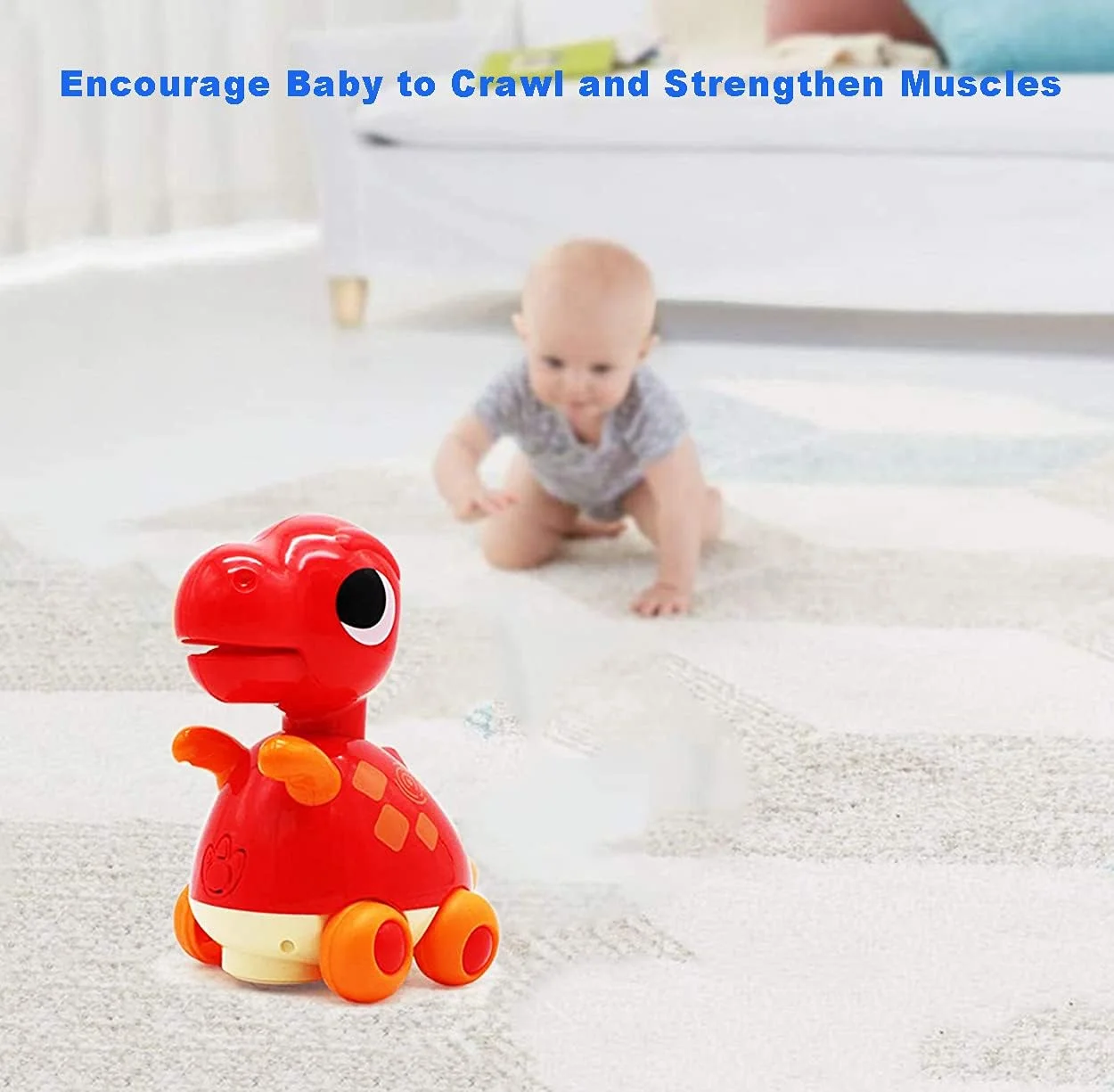 اسباب بازی موزیکال کودک Hola مناسب 12 ماهگی، اسباب بازی خزیدن کودک با قابلیت لمس و حرکت و نور، اسباب بازی نوزاد و کودک نوپا مناسب پسران و دختران 1 ساله اسباب بازی موزیکال کودک Hola مناسب 12 ماهگی، اسباب بازی خزیدن کودک با قابلیت لمس و حرکت و نور، اسباب بازی نوزاد و کودک نوپا مناسب پسران و دختران 1 ساله