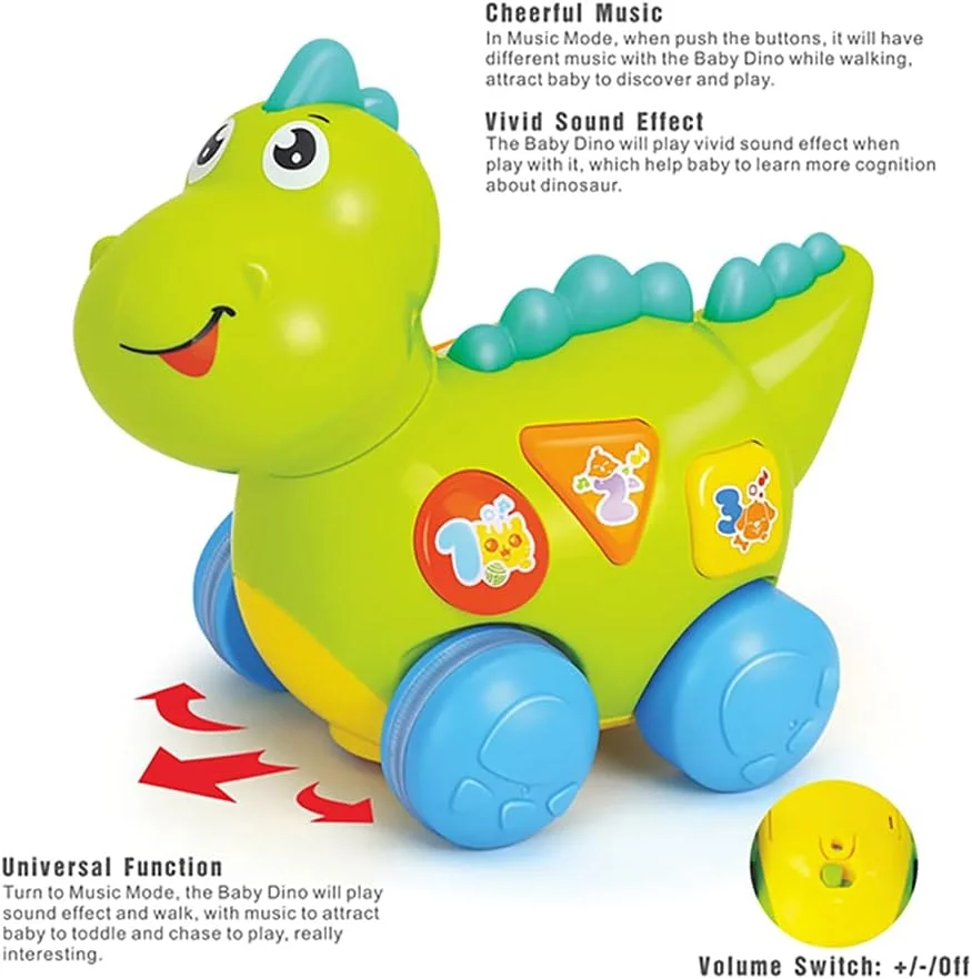 اسباب بازی آموزشی دایناسور هولا بیبی، یک قطعه