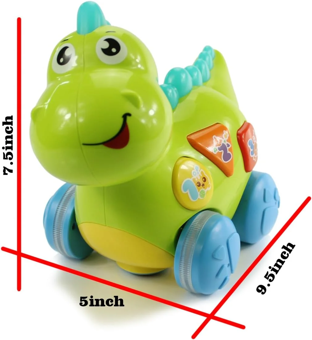 اسباب بازی دایناسور موزیکال متحرک هولا، اسباب بازی آموزشی برای نوزادان و کودکان نوپا با نور و موسیقی اسباب بازی دایناسور موزیکال متحرک هولا، اسباب بازی آموزشی برای نوزادان و کودکان نوپا با نور و موسیقی