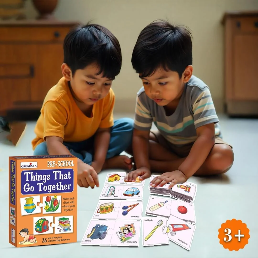 اشیاء مرتبط به هم |0625| هر شی را با جفت مناسبش تطبیق دهید! مناسب برای 3 سال و بالاتر