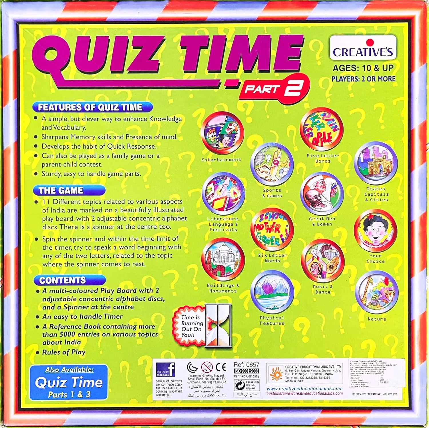 بازی فکری کوئیز تایم قسمت 2 | تقویت کننده دایره لغات | بازی کوئیز | بازی های STEM | بازی فکری آموزشی | آگاهی محیطی برای سنین 10 سال به بالا