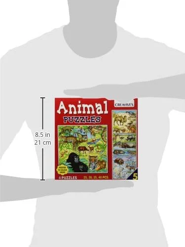 پازل های حیوانات خلاقانه قسمت 5 | پازل های اره منبت کاری اره مویی برای توسعه مهارت | پازل حیوانات برای کودکان | پازل های آموزشی برای کودکان | مناسب برای 5 سال به بالا، 25 تا 40 تکه