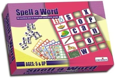 بازی آموزشی ساخت کلمات | آموزش و املای کلمات پایه برای کودکان | تقویت مهارت تشخیص حروف، خواندن و املا | یادگیری لغات جدید | اسباب بازی های آموزشی برای کودکان 5 سال به بالا