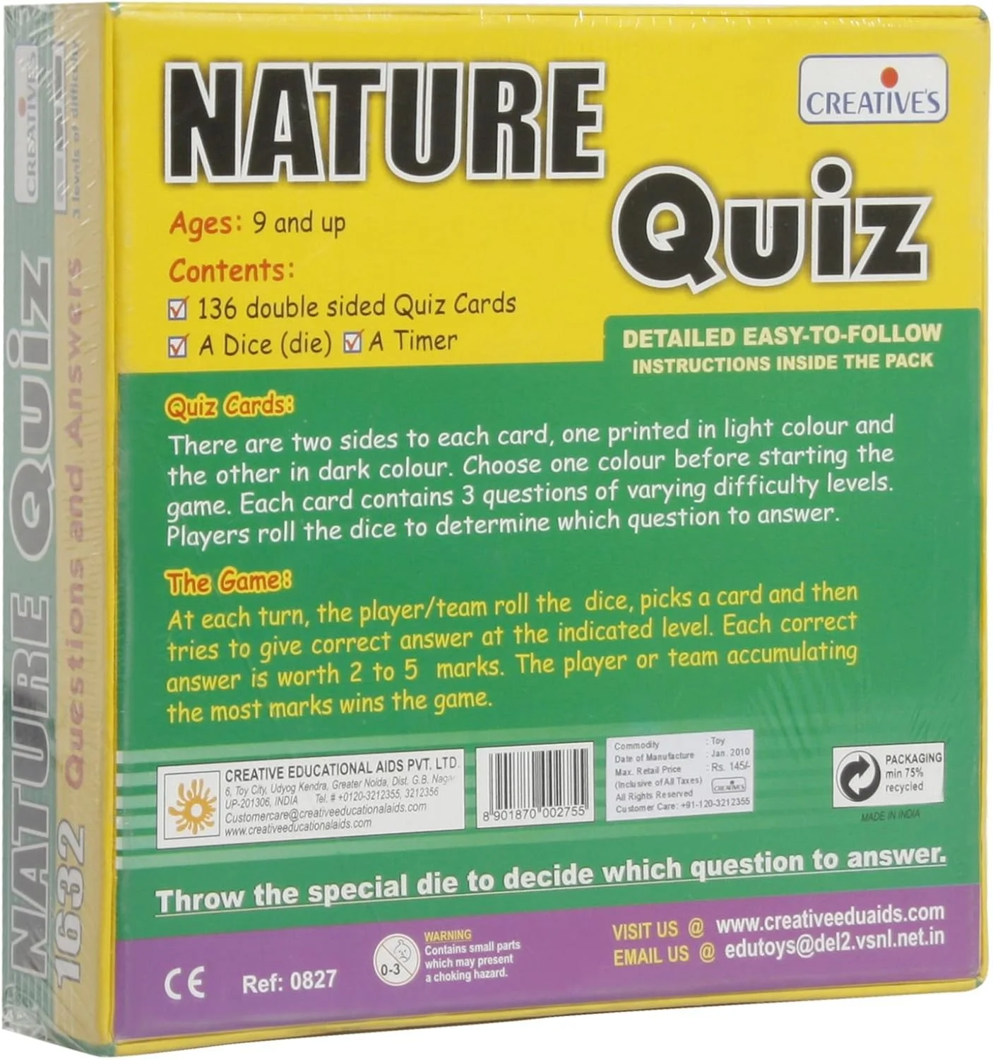 آزمون طبیعت خلاقانه آموزشی 0827 - 9 تا 12 سال