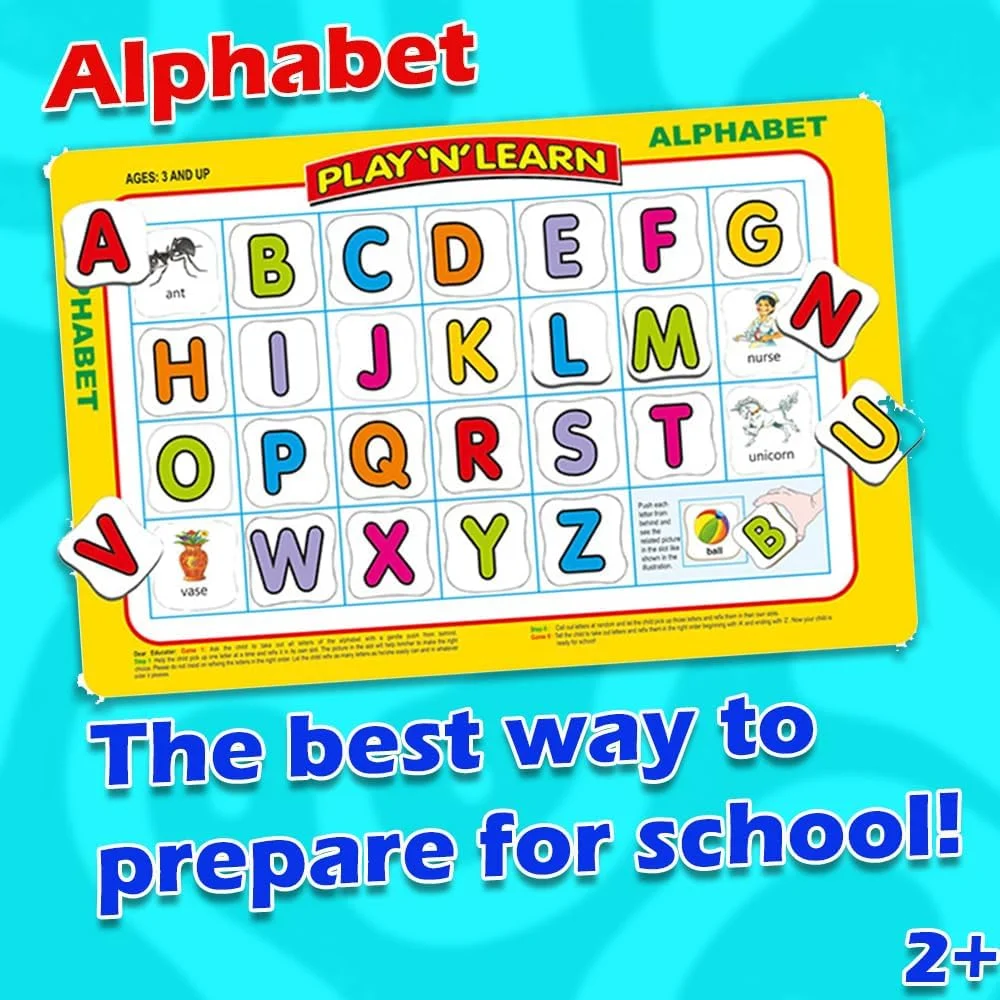 پازل ارهمویی اعداد و حروف الفبا Play N Learn Creative | بازی پازل آموزشی اعداد و الفبا | اسباب بازی بازی یادگیری اولیه برای کودکان | پازل سری Play N Learn برای کودکان 4 سال به بالا پازل ارهمویی اعداد و حروف الفبا Play N Learn Creative | بازی پازل آموزشی اعداد و الفبا | اسباب بازی بازی یادگیری اولیه برای کودکان | پازل سری Play N Learn برای کودکان 4 سال به بالا