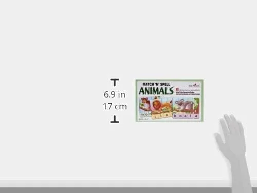 پازل تطبیق و املای حیوانات | اسباب بازی آموزشی زودهنگام | پازل آموزشی | پازل تصویری حیوانات با نام برای کودکان 4 سال به بالا