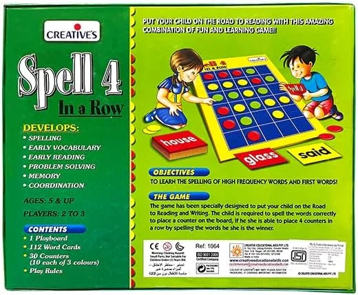 بازی آموزشی و خلاقانه «چهار املایی پشت سر هم»