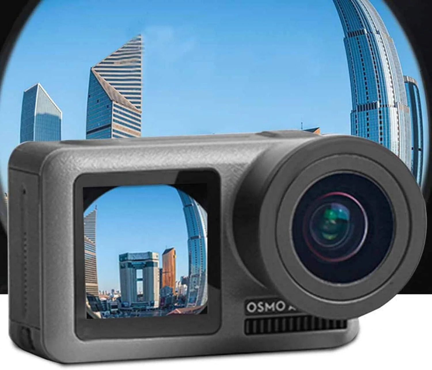 لنز چشم ماهی زاویه باز 180° 15X، پوشش چند لایه با جلوه بصری قوی، لنز چشم ماهی زاویه باز 180 درجه Osmo Action، برای DJI Osmo Action Phone