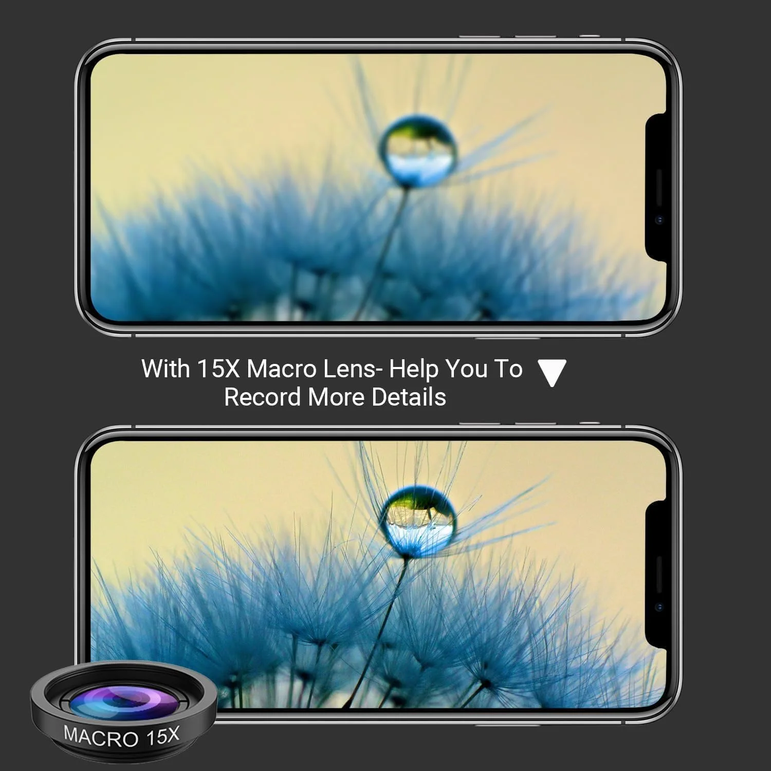 کیت لنز دوربین گوشی 5 در 1 - لنز زاویه باز 0.63X و لنز ماکرو 15X + لنز چشم ماهی 190 درجه / CPL + لنز تله فوتو 2X سازگار با آیفون سامسونگ سونی و اکثر تلفن های هوشمند کیت لنز دوربین گوشی 5 در 1 - لنز زاویه باز 0.63X و لنز ماکرو 15X + لنز چشم ماهی 190 درجه / CPL + لنز تله فوتو 2X سازگار با آیفون سامسونگ سونی و اکثر تلفن های هوشمند