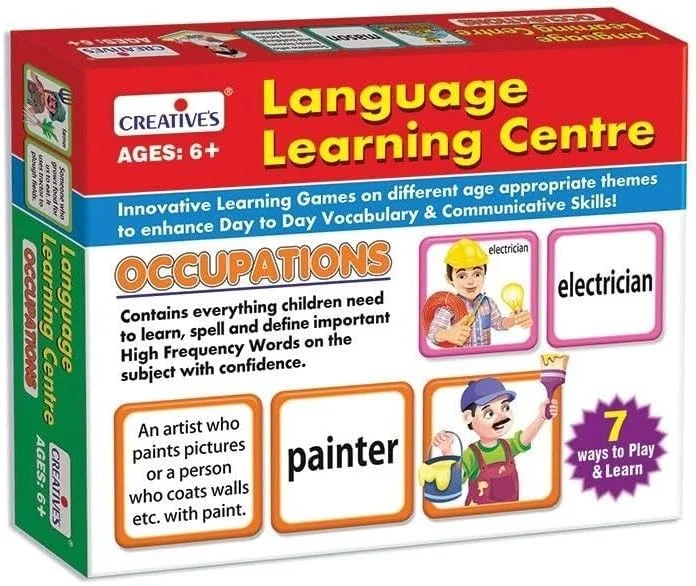 مرکز آموزش زبان Creative - مشاغل | بازی آموزشی | بسته آموزشی خانه و مدرسه | بازی آموزشی برای کودکان | 7 روش برای بازی و یادگیری | مناسب برای کودکان 6 سال به بالا