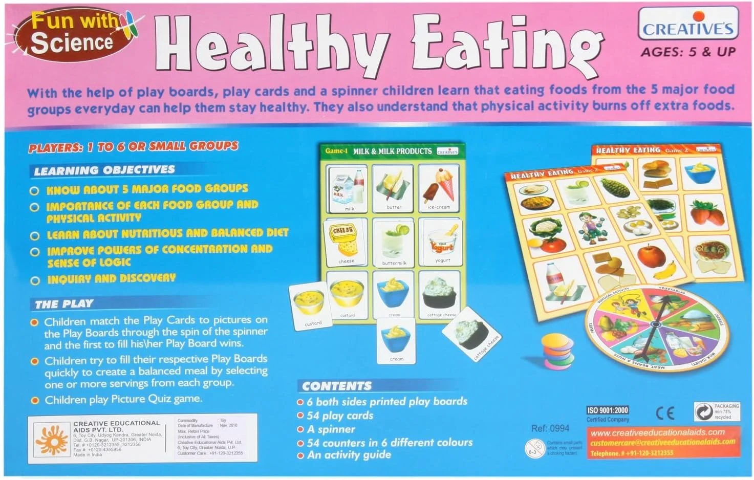وسایل کمک آموزشی خلاقانه برای تغذیه سالم