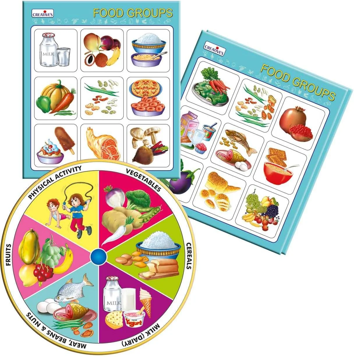 گروه های غذایی خلاق | 0685 | یک بازی سرگرم کننده برای یادگیری تغذیه برای کودکان 5 سال و بالاتر