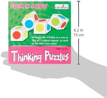 پازل های فکری پیش دبستانی خلاقانه چهار در یک آموزشی