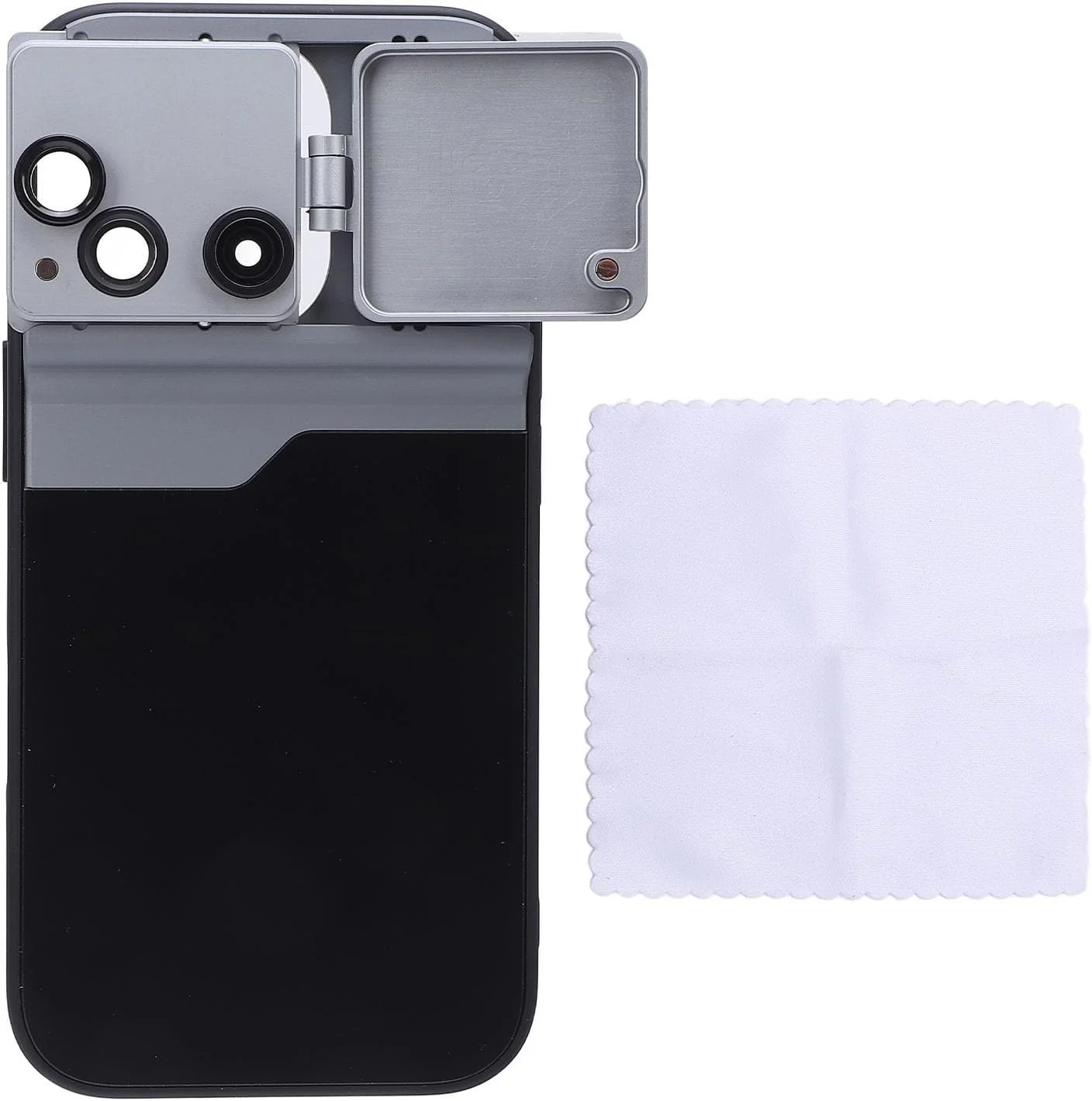 لنز دوربین گوشی 3 در 1 با قاب آلومینیومی TPU و شیشه اپتیکال، لنز ماکرو تله فوتو چشم ماهی برای لوازم جانبی گوشی هوشمند 16 پرو