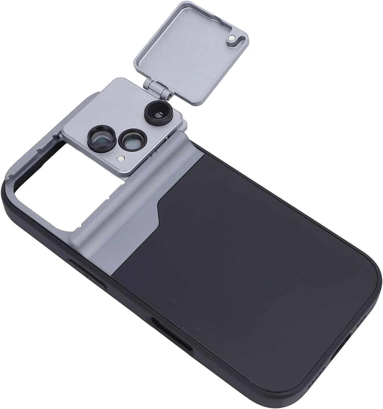 لنز دوربین گوشی 3 در 1 با قاب آلومینیومی TPU و شیشه اپتیکال، لنز ماکرو تله فوتو چشم ماهی برای لوازم جانبی گوشی هوشمند 16 پرو لنز دوربین گوشی 3 در 1 با قاب آلومینیومی TPU و شیشه اپتیکال، لنز ماکرو تله فوتو چشم ماهی برای لوازم جانبی گوشی هوشمند 16 پرو