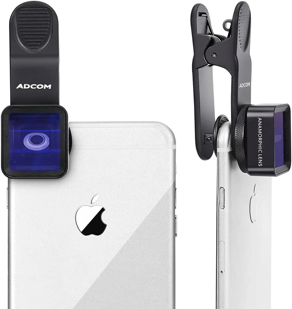 لنز آنامورفیک 1.33x دوربین گوشی موبایل Adcom - سازگار با تمام گوشی های هوشمند آیفون و اندروید (مشکی) لنز آنامورفیک 1.33x دوربین گوشی موبایل Adcom - سازگار با تمام گوشی های هوشمند آیفون و اندروید (مشکی)