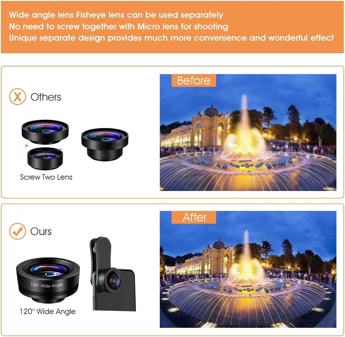 لنز دوربین گوشی هوشمند AFAITH، کیت گیره لنز موبایل 3 در 1، لنز ماکرو 20X، لنز فیش آی 198 درجه و لنز زاویه باز 120 درجه برای آیفون سامسونگ هواوی لنز دوربین گوشی هوشمند AFAITH، کیت گیره لنز موبایل 3 در 1، لنز ماکرو 20X، لنز فیش آی 198 درجه و لنز زاویه باز 120 درجه برای آیفون سامسونگ هواوی