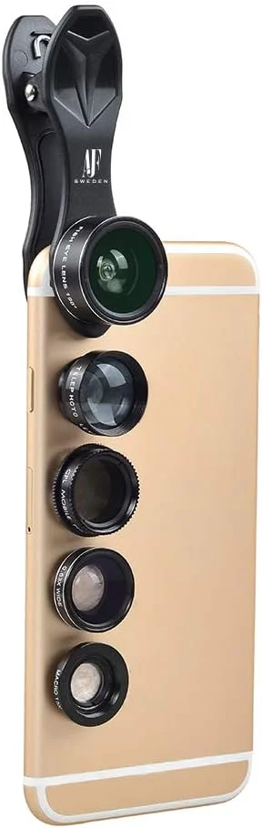کیت لنز دوربین گوشی 5 در 1 مناسب برای آیفون Xs/R/X/8/7/6s، پیکسل، سامسونگ. لنز زوم تله 2 برابر + لنز فیش آی 198 درجه + لنز واید انگل 0.63X و لنز ماکرو 15X + CPL برای گوشی های هوشمند، اندروید، لنز آیفون کیت لنز دوربین گوشی 5 در 1 مناسب برای آیفون Xs/R/X/8/7/6s، پیکسل، سامسونگ. لنز زوم تله 2 برابر + لنز فیش آی 198 درجه + لنز واید انگل 0.63X و لنز ماکرو 15X + CPL برای گوشی های هوشمند، اندروید، لنز آیفون