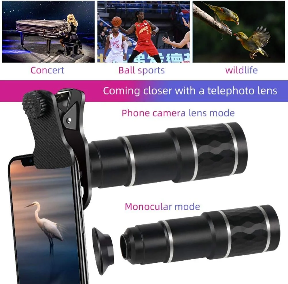 کیت لنز دوربین گوشی برای آیفون، اندروید، لنز زوم تله فوتو 20X، لنز واید انگل و ماکرو گوشی، لنز فیش آی، لنزهای CPL سازگار با آیفون 12 11 X Xs XR 8 7 6 پلاس سامسونگ و سایر گوشی های هوشمند کیت لنز دوربین گوشی برای آیفون، اندروید، لنز زوم تله فوتو 20X، لنز واید انگل و ماکرو گوشی، لنز فیش آی، لنزهای CPL سازگار با آیفون 12 11 X Xs XR 8 7 6 پلاس سامسونگ و سایر گوشی های هوشمند