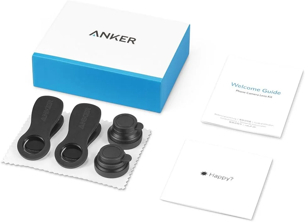کیت لنز دوربین گوشی انکر - چشم ماهی 180 درجه، زاویه دید عریض 0.65x، ماکرو 10x برای آیفون 7/6s/6s پلاس، سامسونگ S7/S6/edge، ال جی، موتو، اچ تی سی، سونی و غیره (سازگار با گوشی های دارای دوربین دوگانه نیست) کیت لنز دوربین گوشی انکر - چشم ماهی 180 درجه، زاویه دید عریض 0.65x، ماکرو 10x برای آیفون 7/6s/6s پلاس، سامسونگ S7/S6/edge، ال جی، موتو، اچ تی سی، سونی و غیره (سازگار با گوشی های دارای دوربین دوگانه نیست)