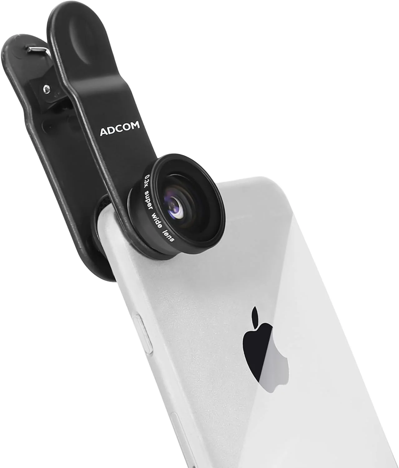 لنز دوربین موبایل گیره ای عریض تمام صفحه Adcom - سازگار با تمام گوشی های هوشمند آیفون و اندروید (مشکی) لنز دوربین موبایل گیره ای عریض تمام صفحه Adcom - سازگار با تمام گوشی های هوشمند آیفون و اندروید (مشکی)