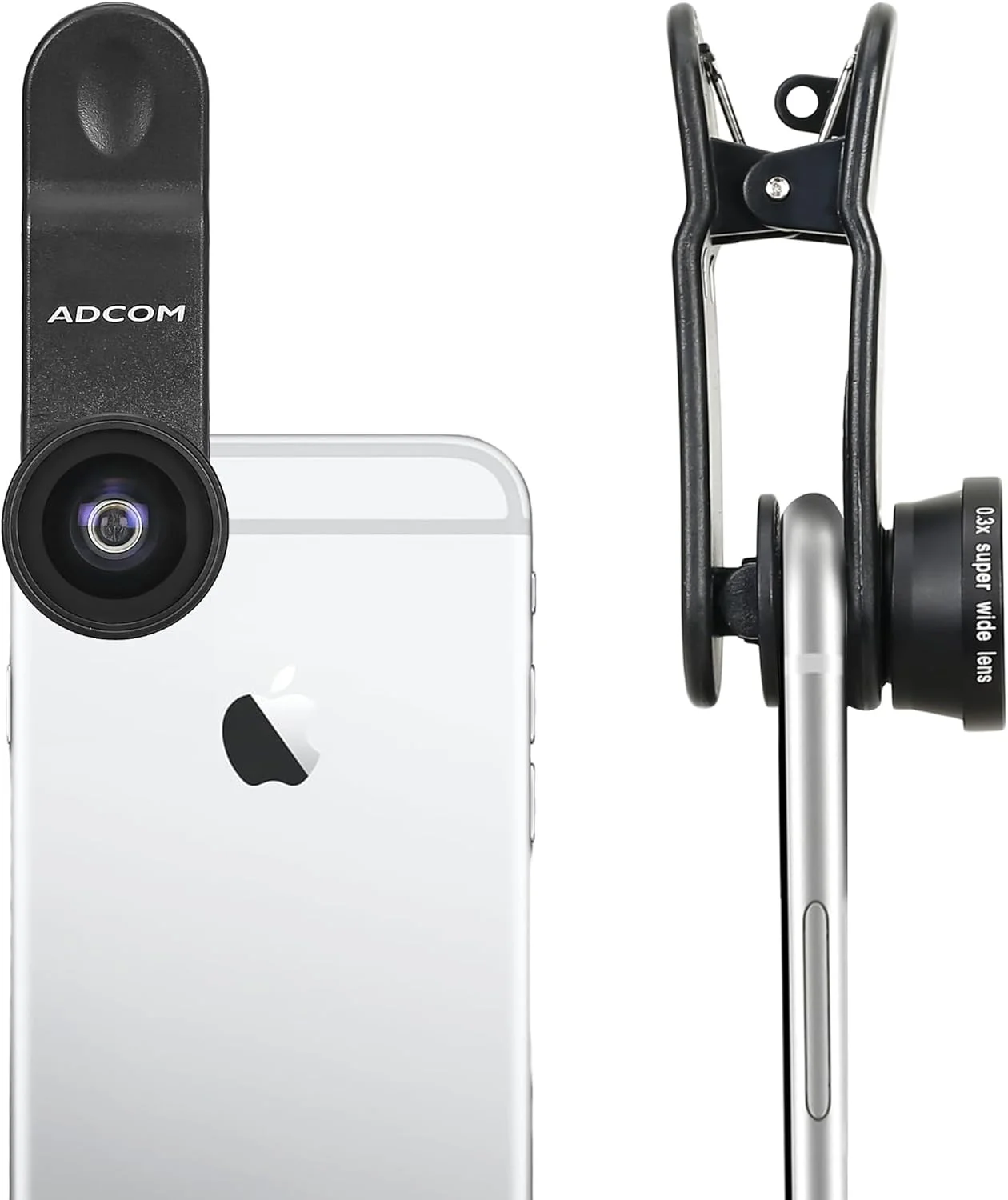 لنز دوربین موبایل گیره ای عریض تمام صفحه Adcom - سازگار با تمام گوشی های هوشمند آیفون و اندروید (مشکی) لنز دوربین موبایل گیره ای عریض تمام صفحه Adcom - سازگار با تمام گوشی های هوشمند آیفون و اندروید (مشکی)