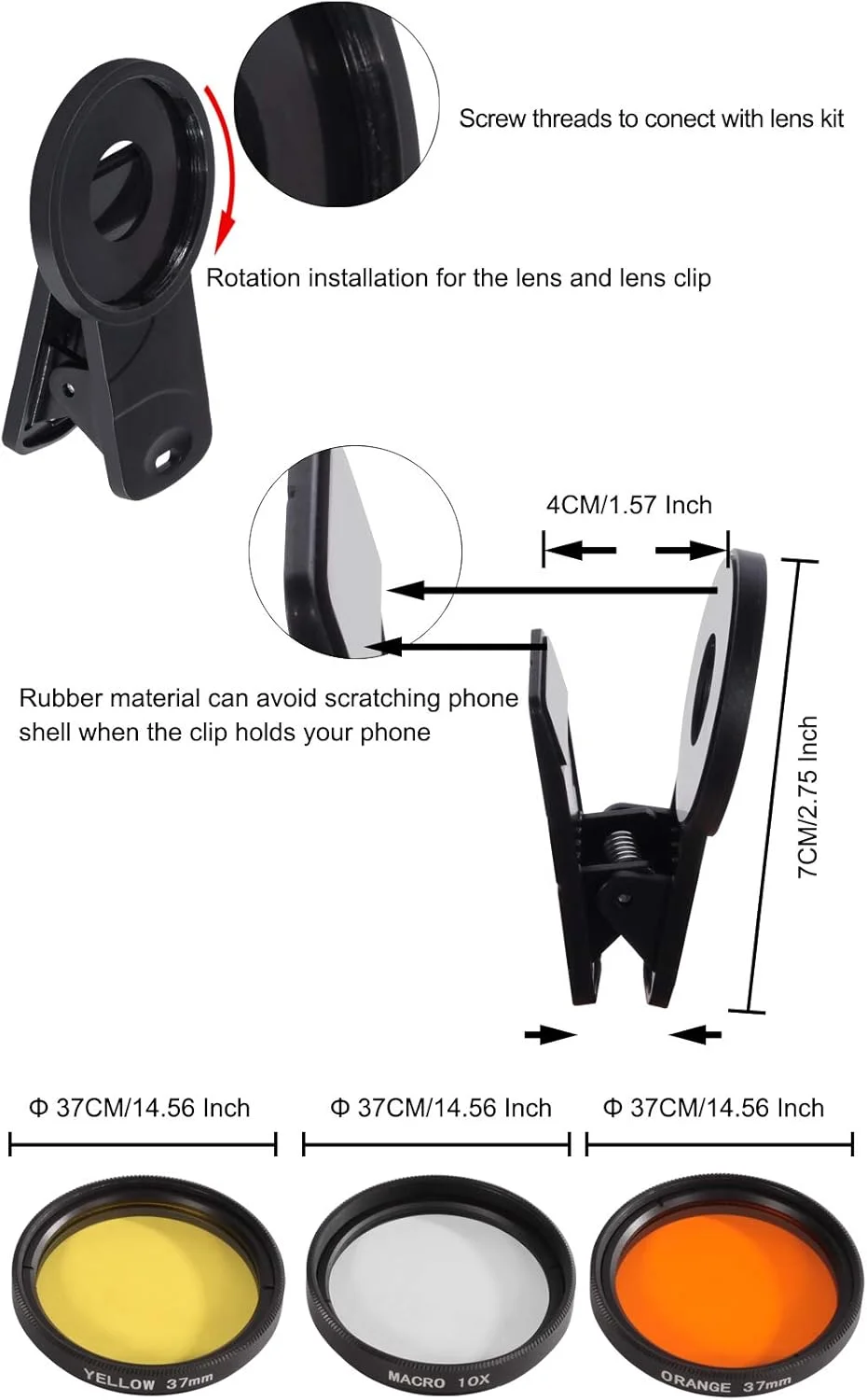 فیلتر لنز مرجانی آکواریوم چویس برای گوشی فیلتر لنز مرجانی آکواریوم چویس برای گوشی