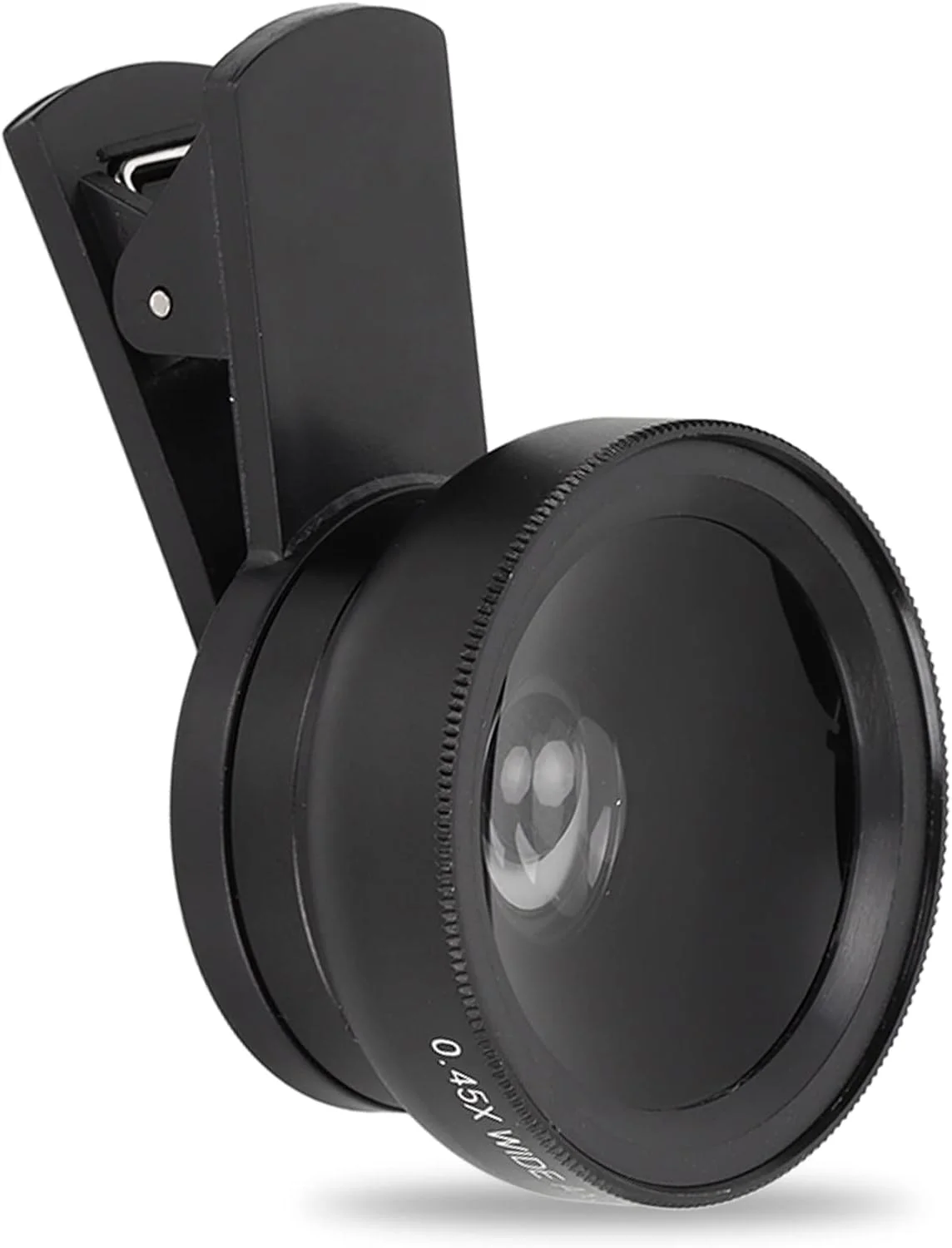 لنز تلفن همراه Bewinner، لنز جهانی 2 در 1 گیره HD حرفه ای زاویه باز 0.45X و لنز ماکرو 12.5X برای 13، 12، 11، XS، XR، 8 7 6s Plus (مشکی)