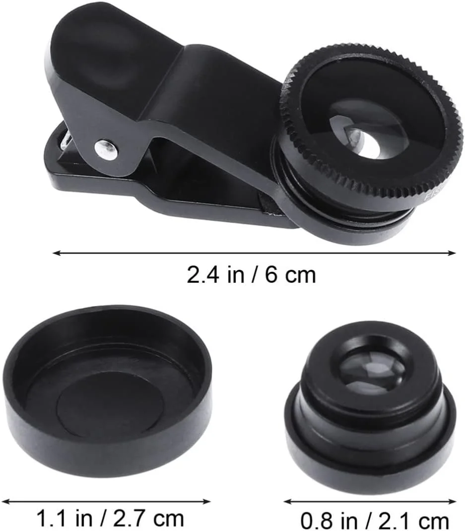 لنز دوربین موبایل زاویه باز ماکرو 3 در 1 فیش آی 180 درجه گیره ای حرفه ای برای تلفن های هوشمند لنز دوربین موبایل زاویه باز ماکرو 3 در 1 فیش آی 180 درجه گیره ای حرفه ای برای تلفن های هوشمند