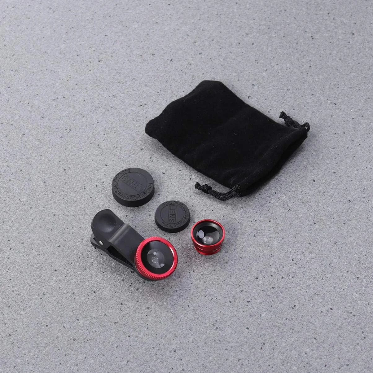 کیت لنز دوربین گوشی 3 در 1، لنز جهانی چشم ماهی، لنز ماکرو، لنز زاویه باز برای اکثر تلفن های هوشمند کیت لنز دوربین گوشی 3 در 1، لنز جهانی چشم ماهی، لنز ماکرو، لنز زاویه باز برای اکثر تلفن های هوشمند