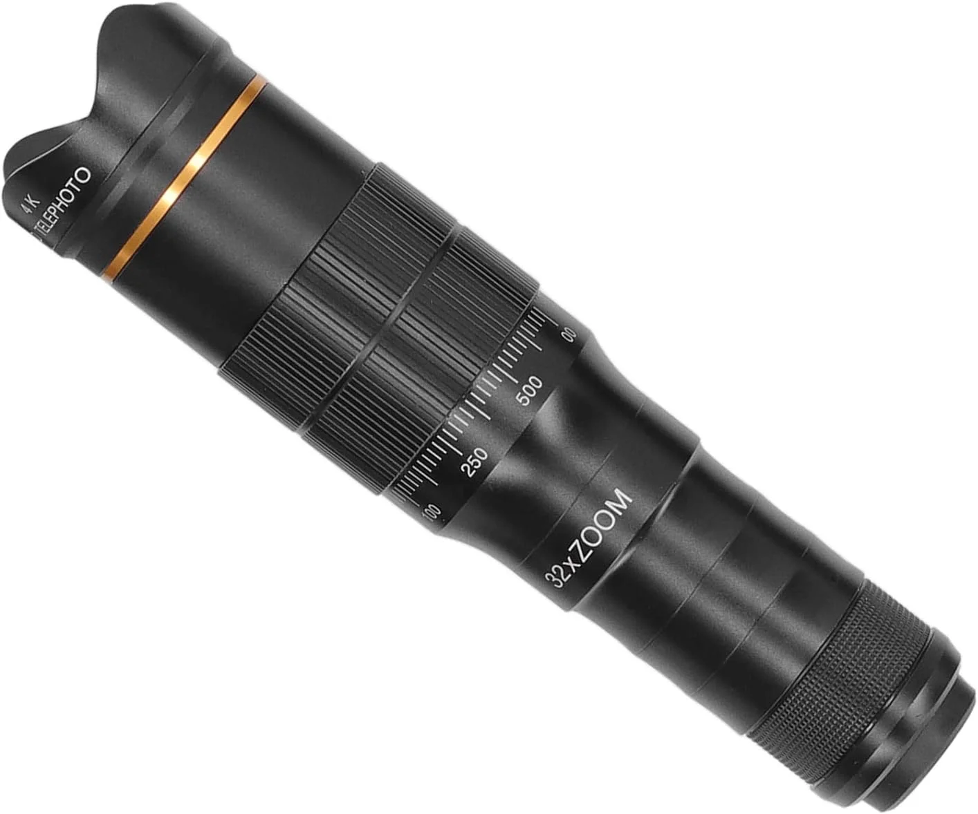 کیت لنز دوربین موبایل، لنز تله فوتو 32X، لنز چشم ماهی 198 درجه، لنز زاویه باز 0.63X، لنز کلیپسی سازگار با گوشی های اندروید و IOS