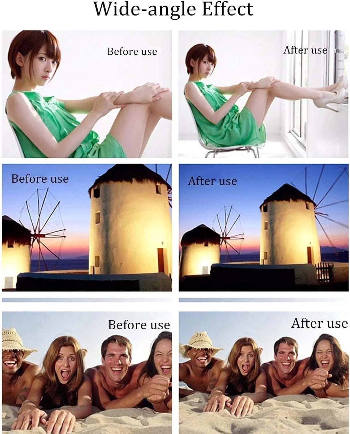 کیت لنز دوربین موبایل 3 در 1، شامل لنزهای واید انگل، ماکرو و فیش آی برای آیپد، آیفون، سامسونگ، اندروید و اکثر گوشی های هوشمند کیت لنز دوربین موبایل 3 در 1، شامل لنزهای واید انگل، ماکرو و فیش آی برای آیپد، آیفون، سامسونگ، اندروید و اکثر گوشی های هوشمند